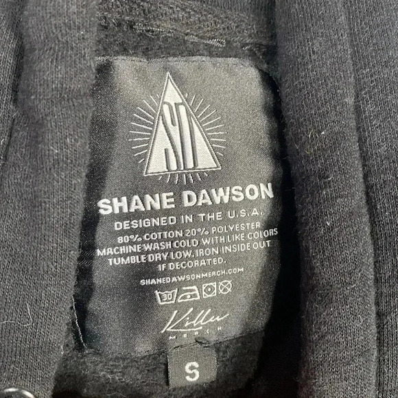 Shane Dawson Hoodie Cropped Black Small - Picture 3 of 7